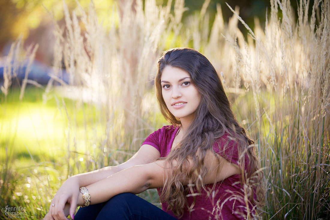 Lily' Senior Session in Goodale Park and the Short North