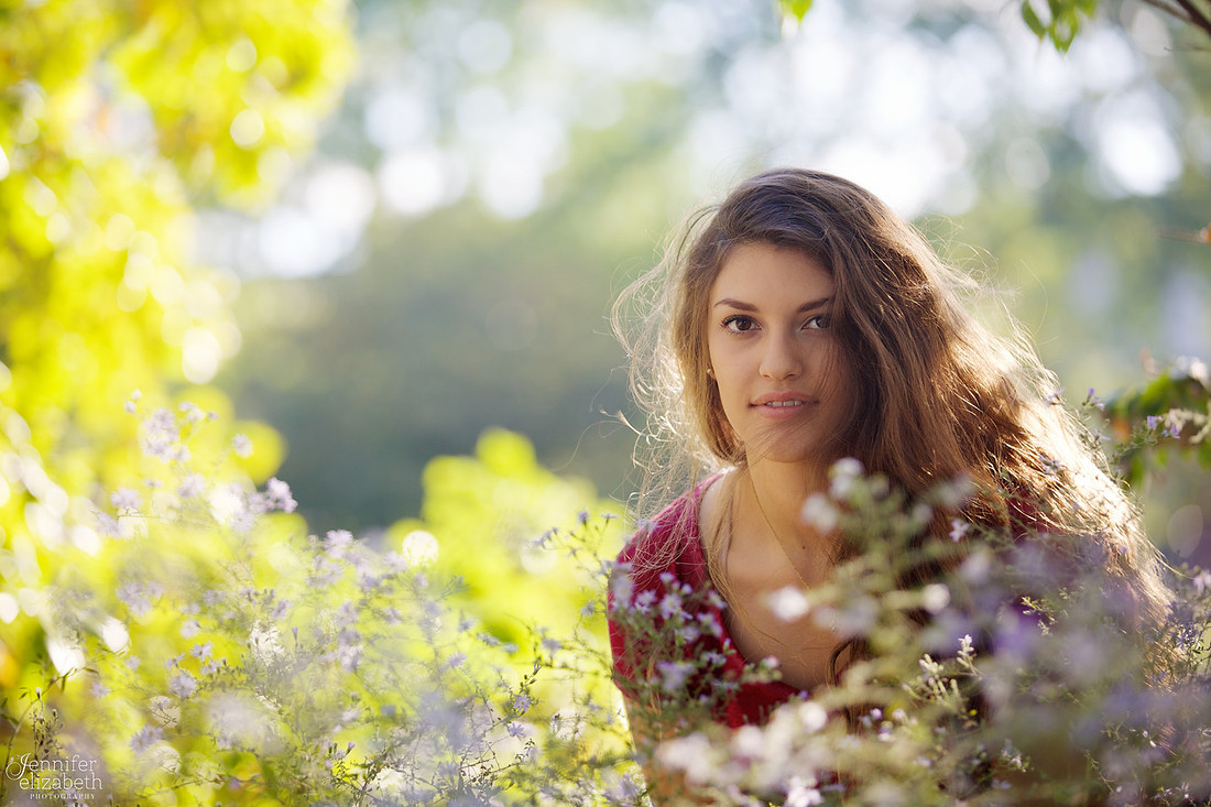 Lily' Senior Session in Goodale Park and the Short North