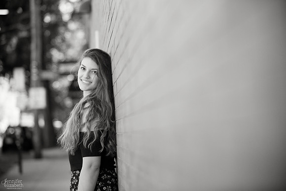 Lily' Senior Session in Goodale Park and the Short North