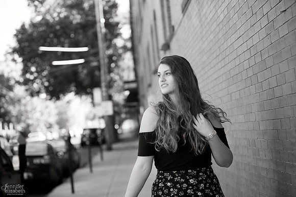 Lily' Senior Session in Goodale Park and the Short North