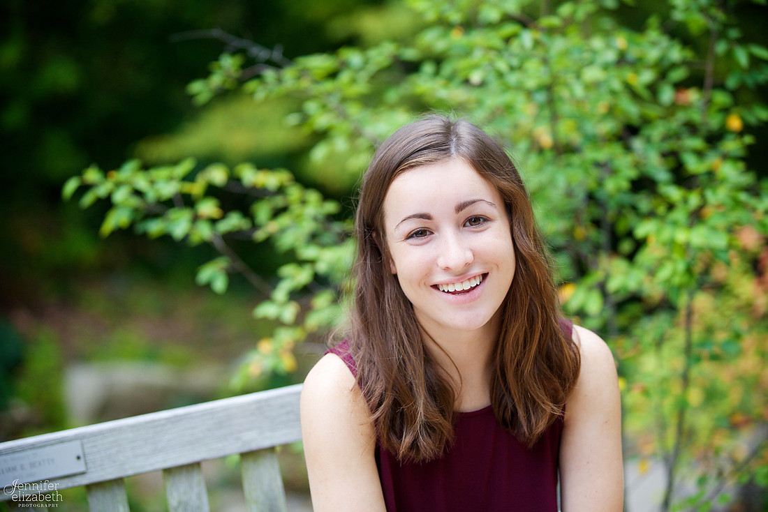 Marissa: Senior Portrait Session at Inniswood Metro Gardens in Westerville, Ohio