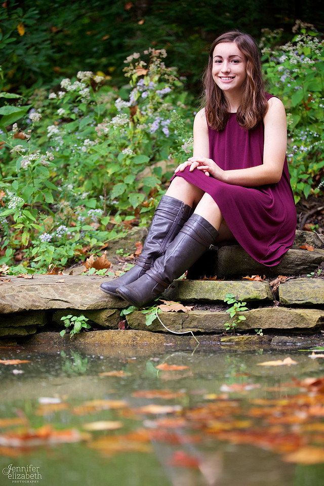 Marissa: Senior Portrait Session at Inniswood Metro Gardens in Westerville, Ohio