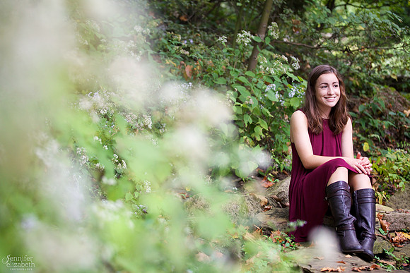 Marissa: Senior Portrait Session at Inniswood Metro Gardens in Westerville, Ohio