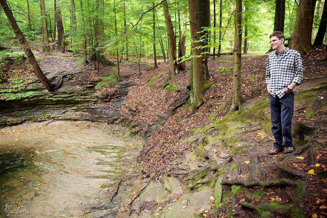 Joel's Senior Session in Chagrin Falls, Ohio