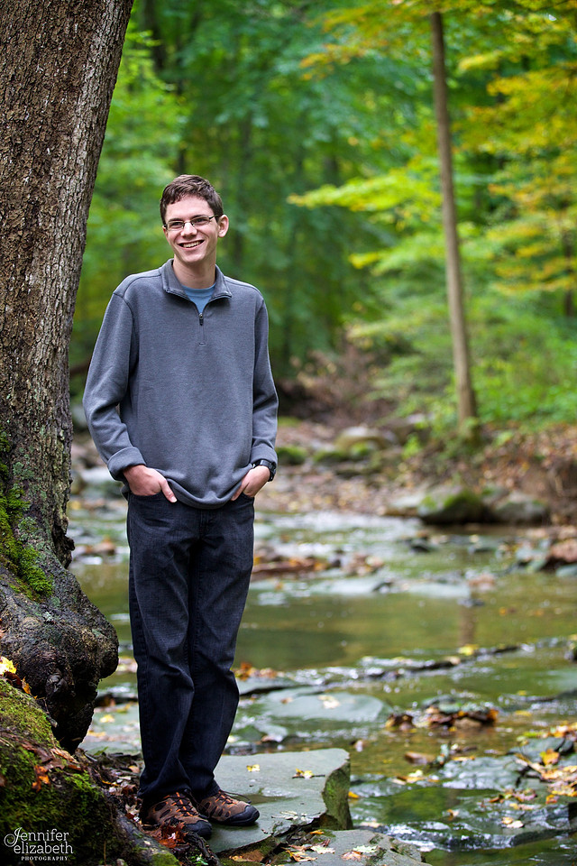 Joel's Senior Session in Chagrin Falls, Ohio