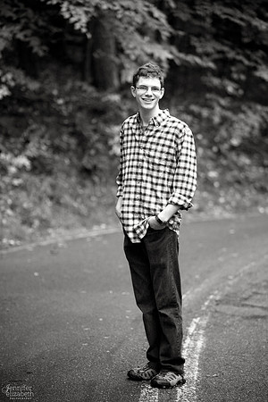 Joel's Senior Session in Chagrin Falls, Ohio