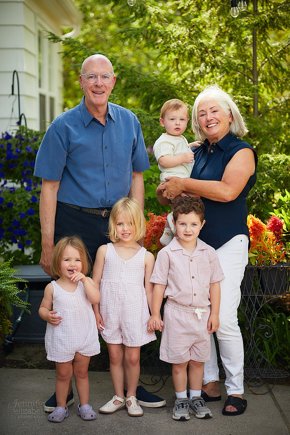 The S Family: Backyard Portrait Session in Lyndhurst
