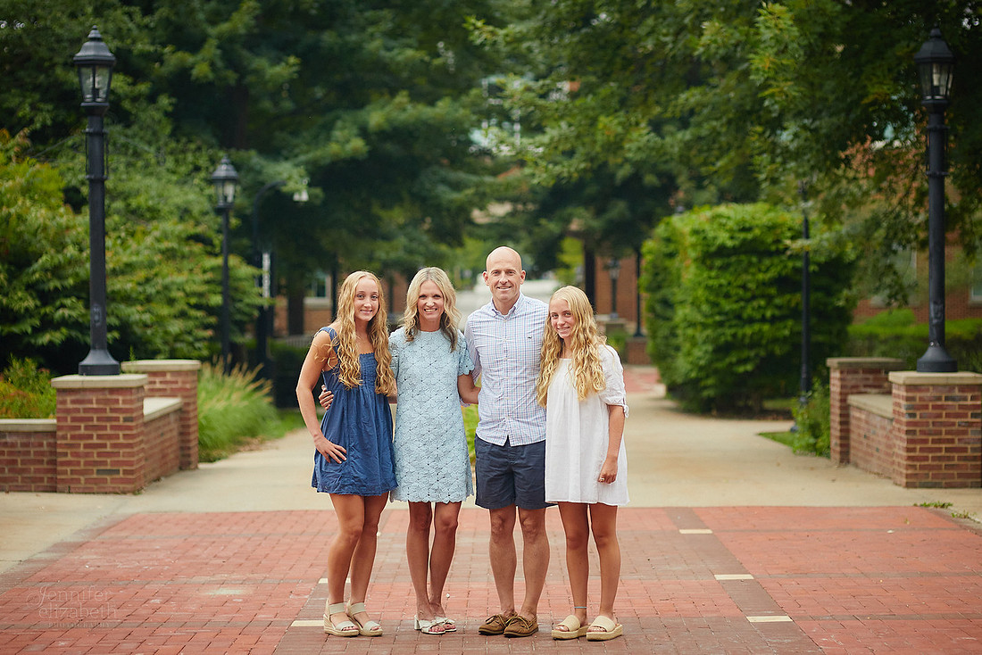 The M Family: Portrait Session at Hiram College