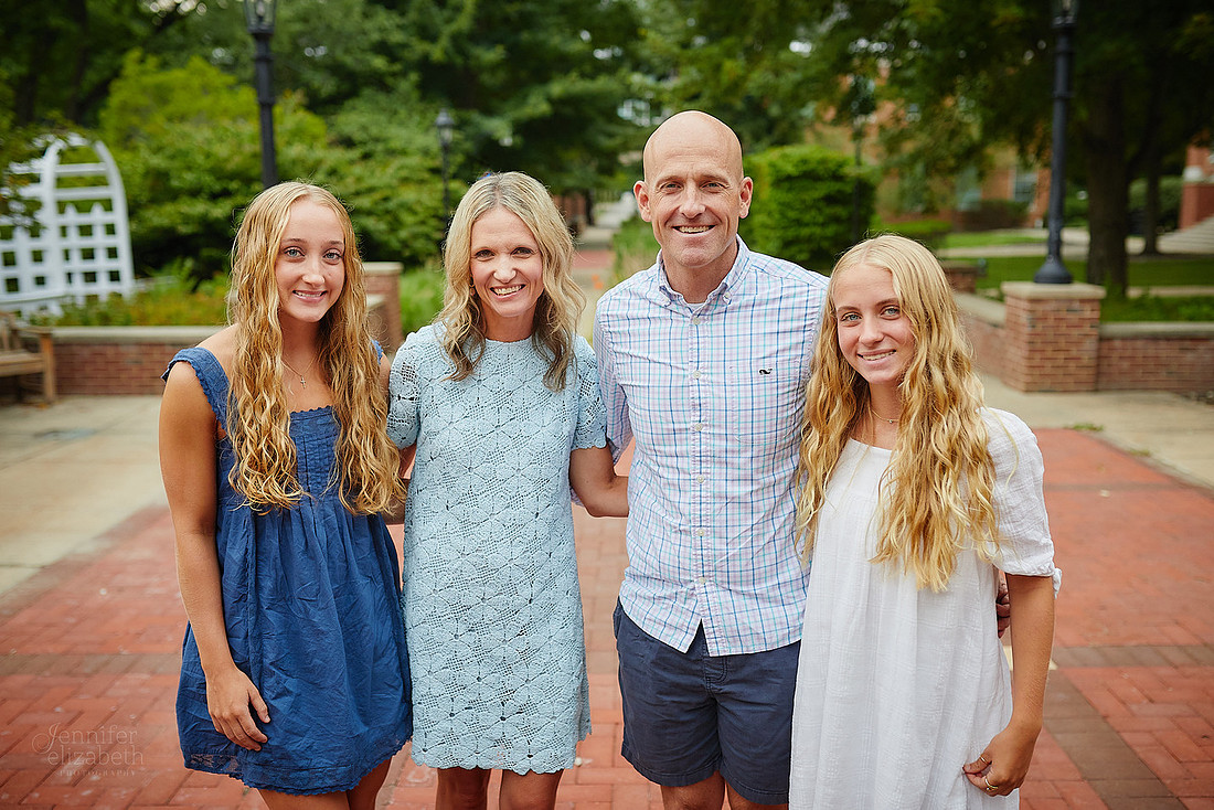 The M Family: Portrait Session at Hiram College