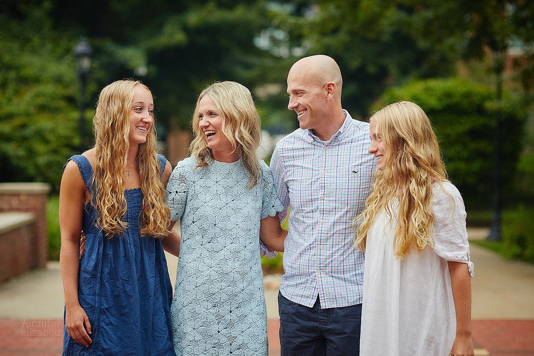 The M Family: Portrait Session at Hiram College