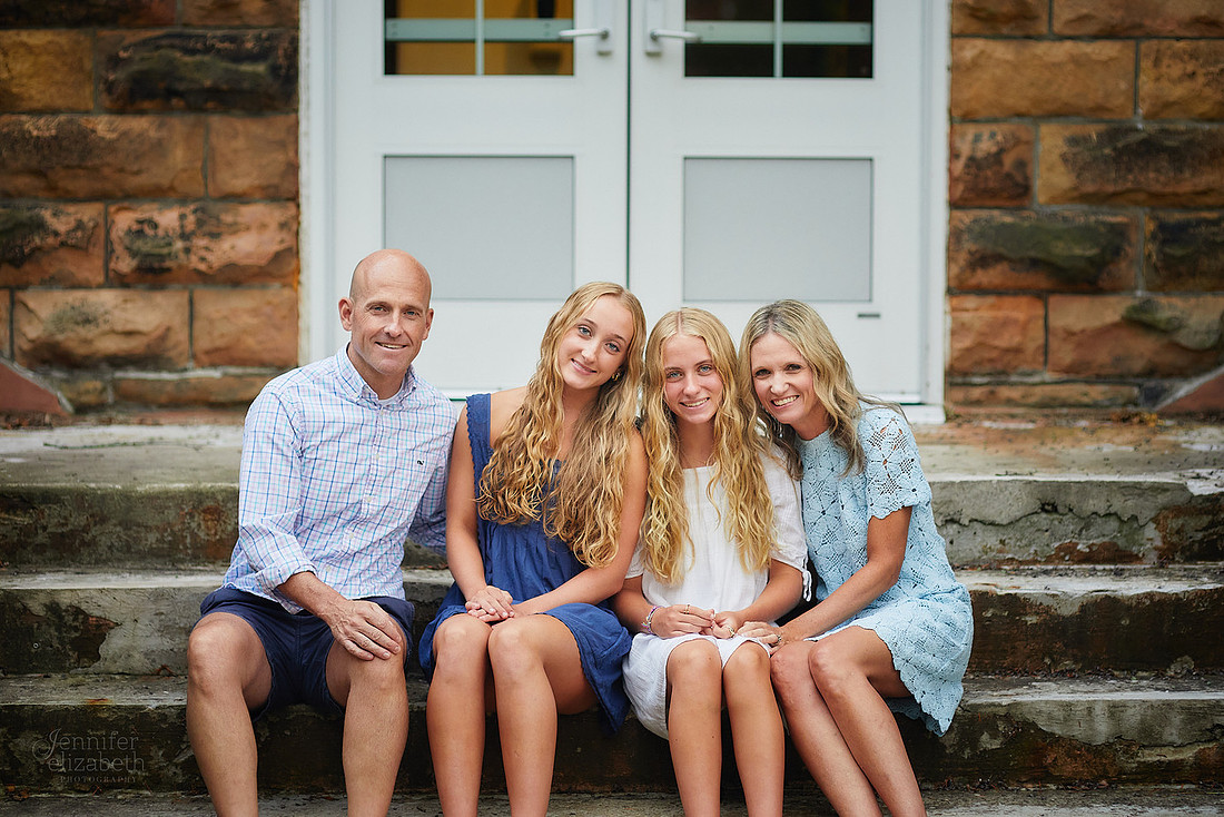 The M Family: Portrait Session at Hiram College