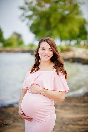 Gina: Maternity Portrait Session at Edgewater Park in Cleveland