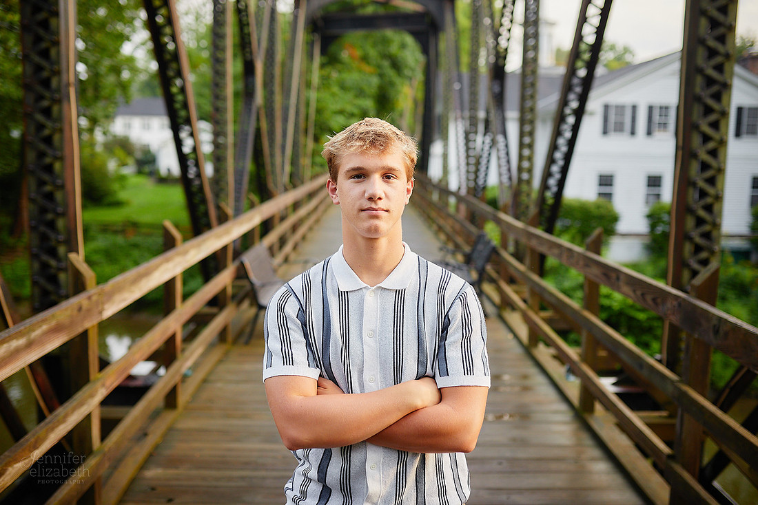 Luke: Senior Session in Gates Mills