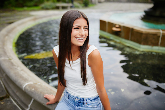 Anya: Senior Session in the Cleveland Cultural Gardens