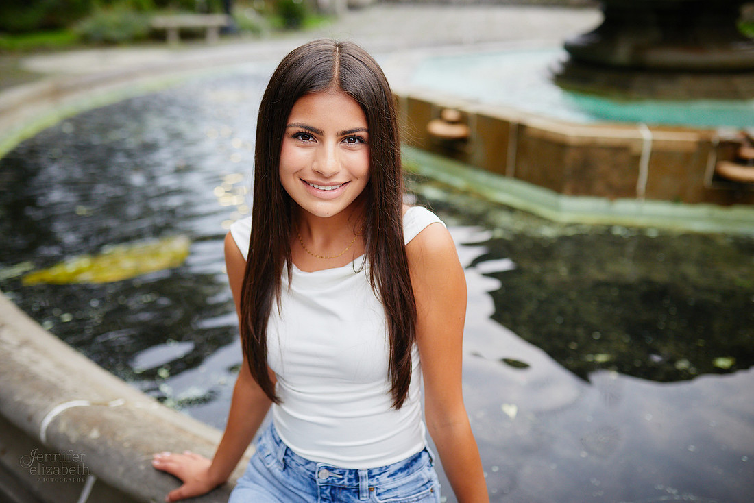 Anya: Senior Session in the Cleveland Cultural Gardens