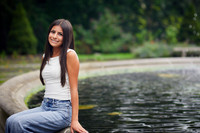 Anya: Senior Session in the Cleveland Cultural Gardens