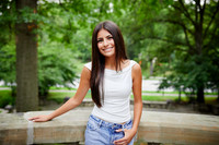 Anya: Senior Session in the Cleveland Cultural Gardens