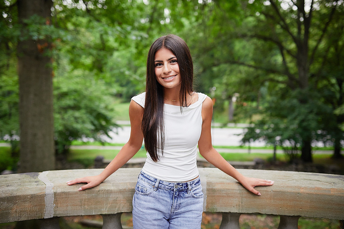 Anya: Senior Session in the Cleveland Cultural Gardens