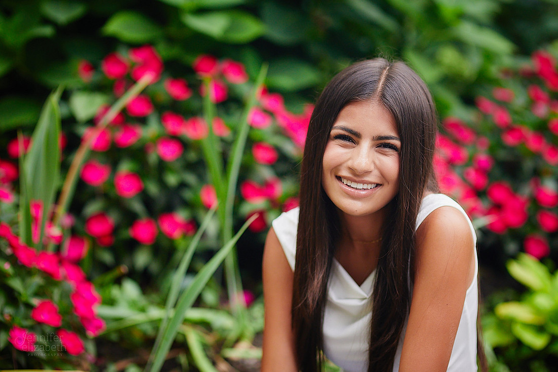 Anya: Senior Session in the Cleveland Cultural Gardens