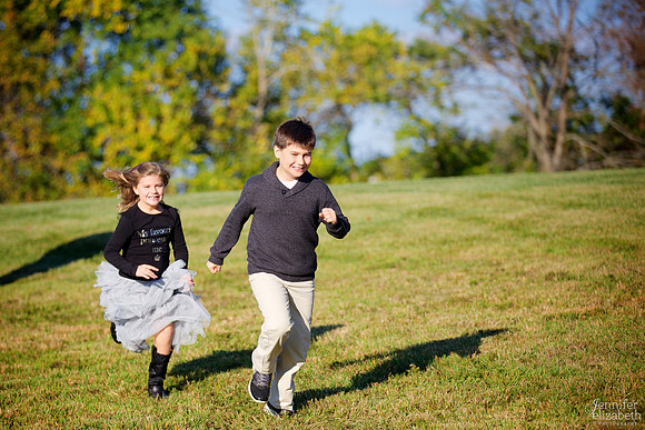 The L Family Portrait Session in Granville, Ohio