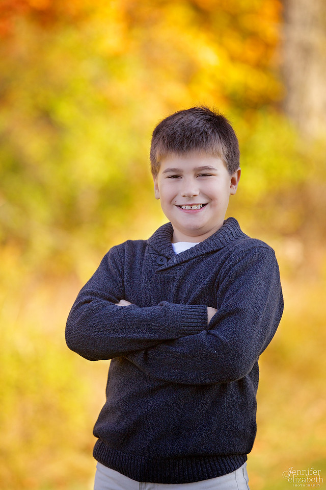 Fall Family Portrait Session in Granville, Ohio near Columbus