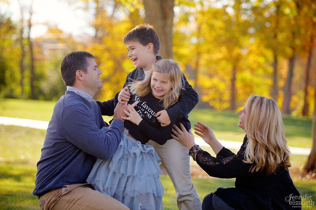 Fall Family Portrait Session in Granville, Ohio near Columbus