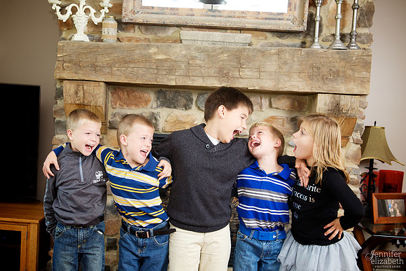 The L Family Portrait Session in Granville, Ohio