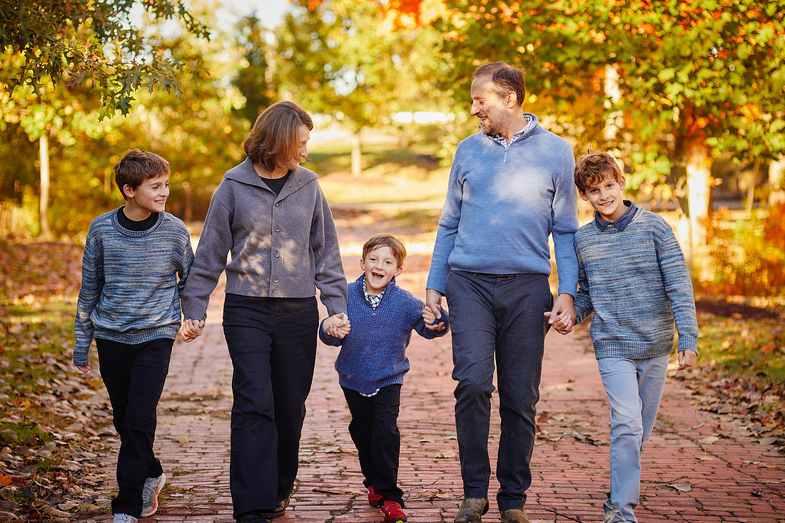 The T Family: Portrait Session in Pepper Pike Park and Beachwood