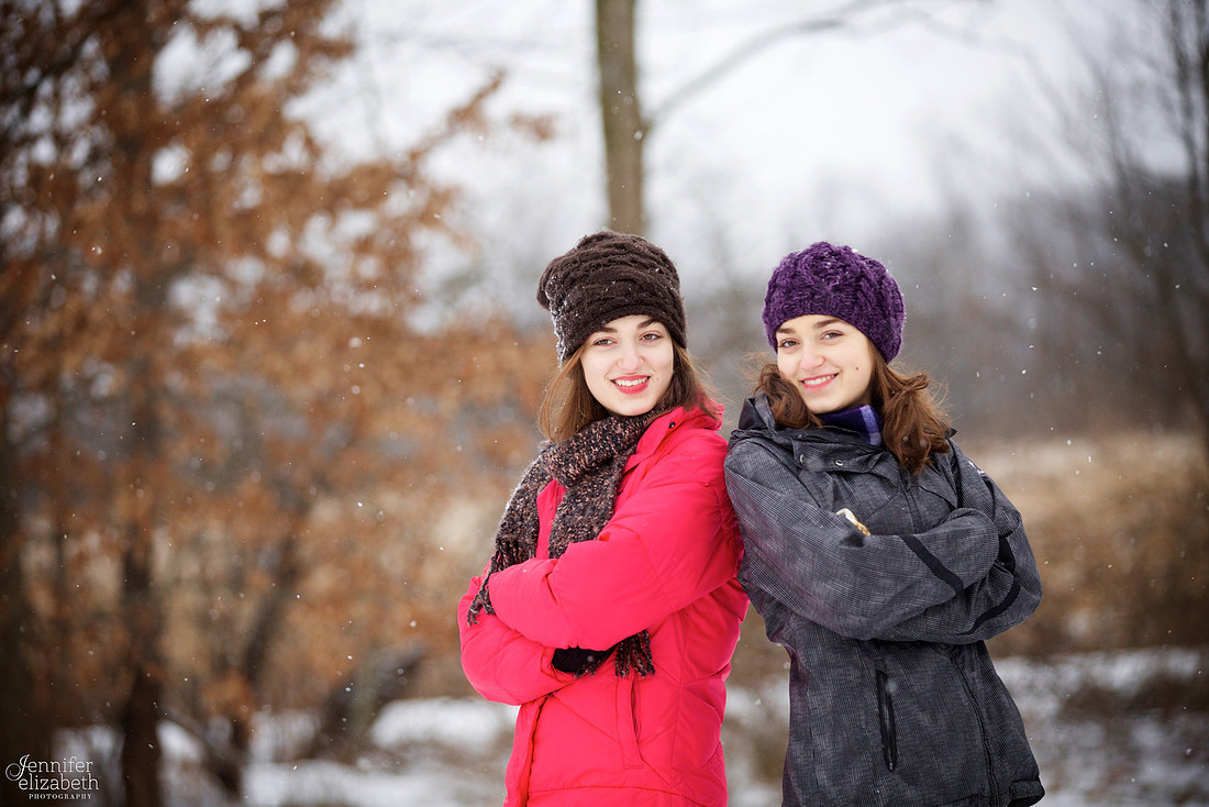 The W Family Winter Portrait Session in Akron Ohio