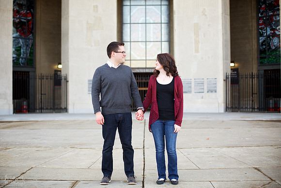 Heather & Jackson Engagement at Ohio State University