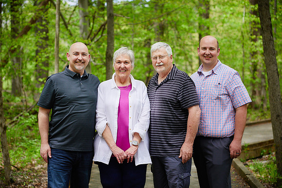 The C Family: Portrait Session at Inniswood Metro Gardens in Westerville