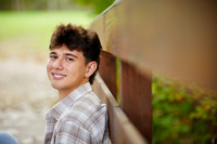 Lucas: Senior Session at Hudson Springs Park