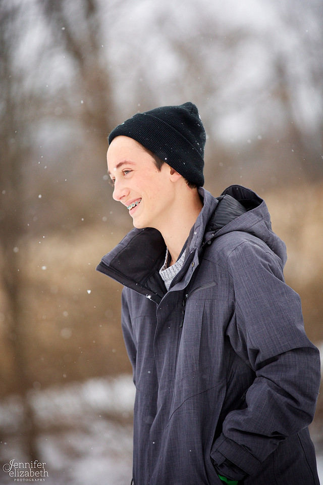 The W Family Winter Portrait Session in Akron Ohio