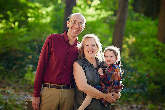 The M Family: Portrait Session at David Fortier Park in Olmsted Falls