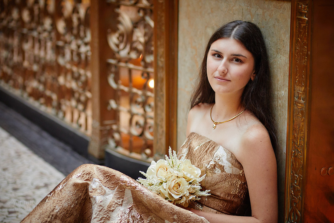Sofia: Senior Session at the Hyatt Regency Cleveland at The Arcade