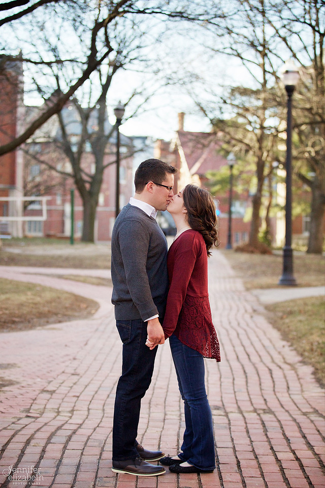 Heather & Jackson Engagement at Ohio State University