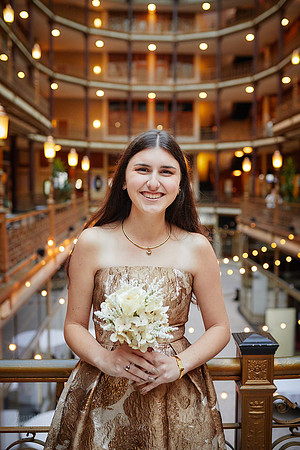 Sofia: Senior Session at the Hyatt Regency Cleveland at The Arcade