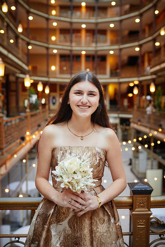 Sofia: Senior Session at the Hyatt Regency Cleveland at The Arcade