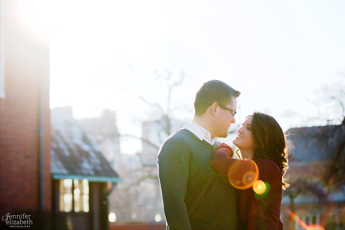 Heather & Jackson Engagement at Ohio State University
