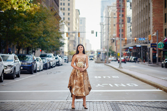 Sofia: Senior Session at the Hyatt Regency Cleveland at The Arcade