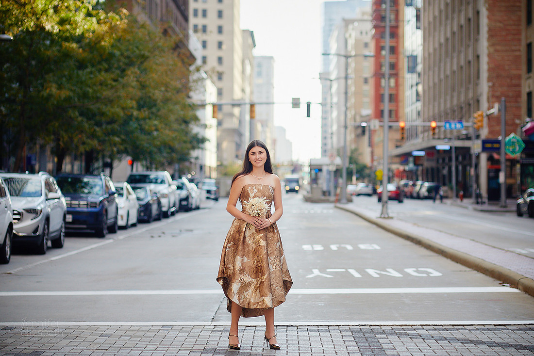 Sofia: Senior Session at the Hyatt Regency Cleveland at The Arcade