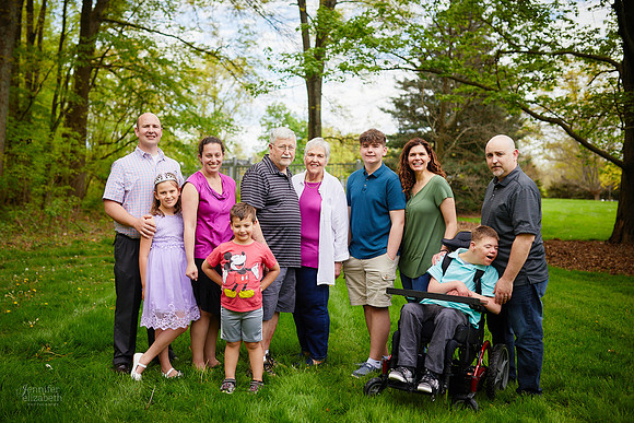 The C Family: Portrait Session at Inniswood Metro Gardens in Westerville