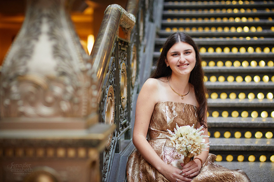 Sofia: Senior Session at the Hyatt Regency Cleveland at The Arcade