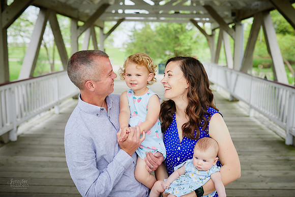 The S Family: Portrait Session at Homestead Park in Hilliard