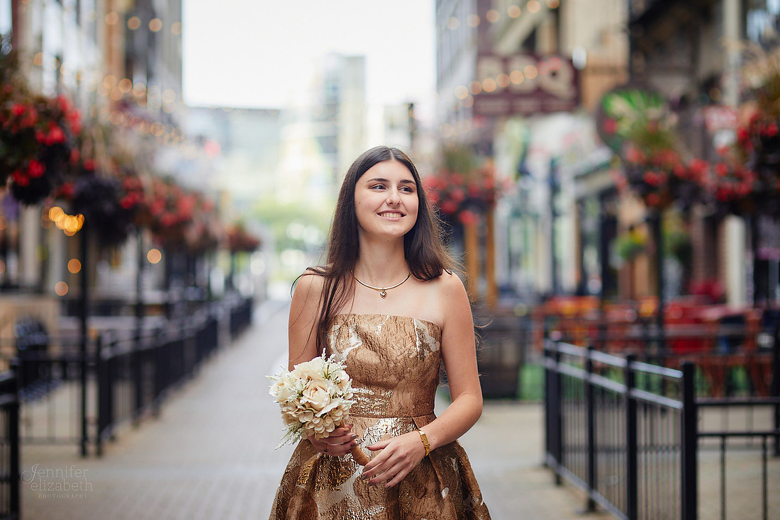 Sofia: Senior Session at the Hyatt Regency Cleveland at The Arcade