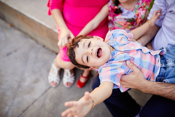 The S Family: Spring Cherry Blossom Portrait Session at Wade Lagoon in Cleveland