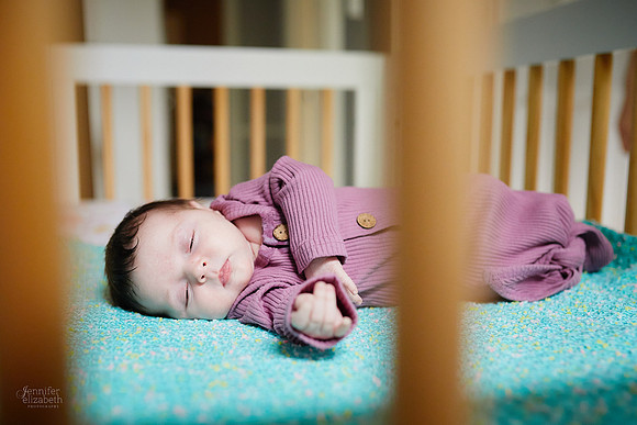 Baby M: Lifestyle At Home Newborn Session in Bay Village