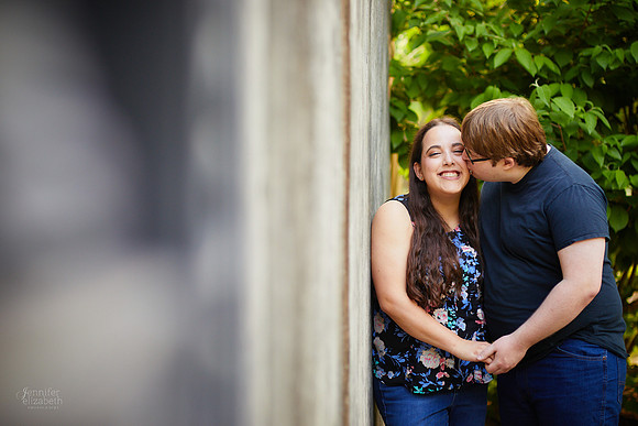 Maia & Ben: Engagement Session at Viaduct Park in Bedford