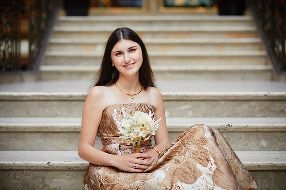Sofia: Senior Session at the Hyatt Regency Cleveland at The Arcade