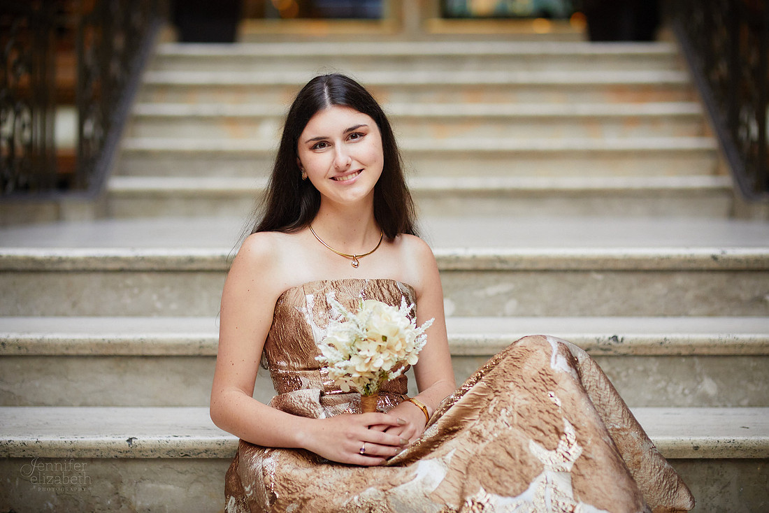 Sofia: Senior Session at the Hyatt Regency Cleveland at The Arcade